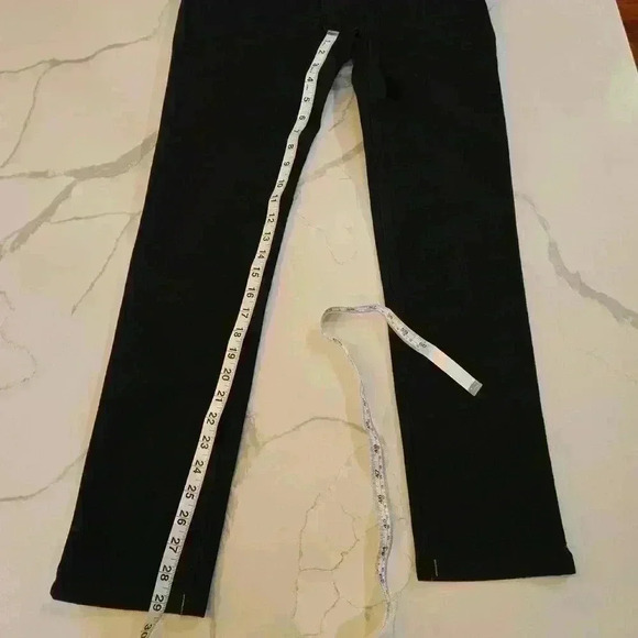 DL1961 Angel Mid Rise Skinny Ankle Jeans Onyx Black Womens Size 26 - Picture 8 of 11
